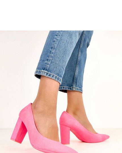 Block heel pumps model 220598