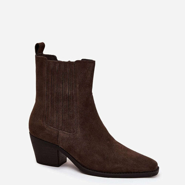 Heel boots model 220698