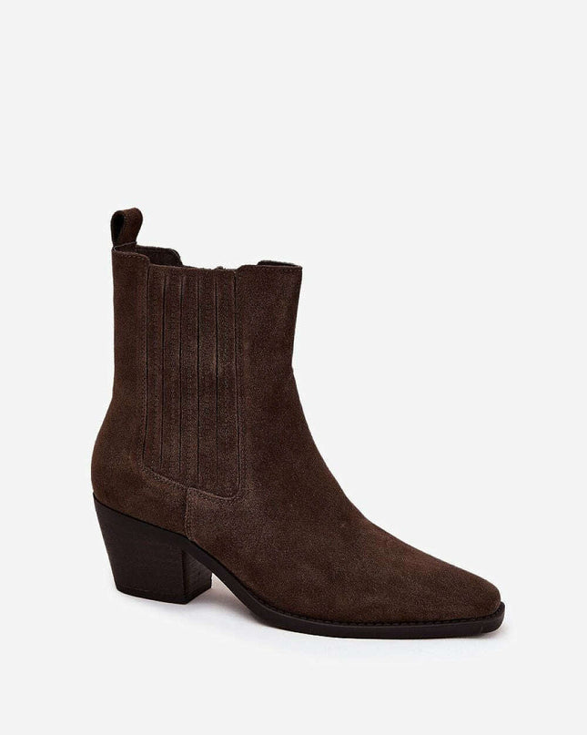 Heel boots model 220698