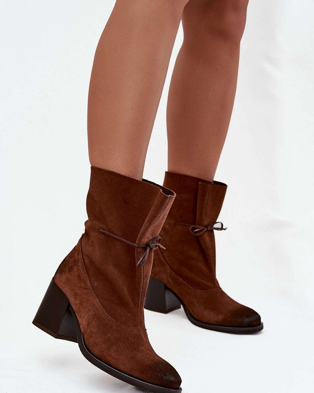 Heel boots model 220703