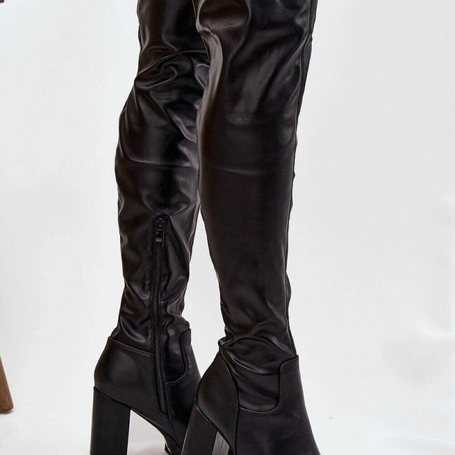 Heel boots model 220713