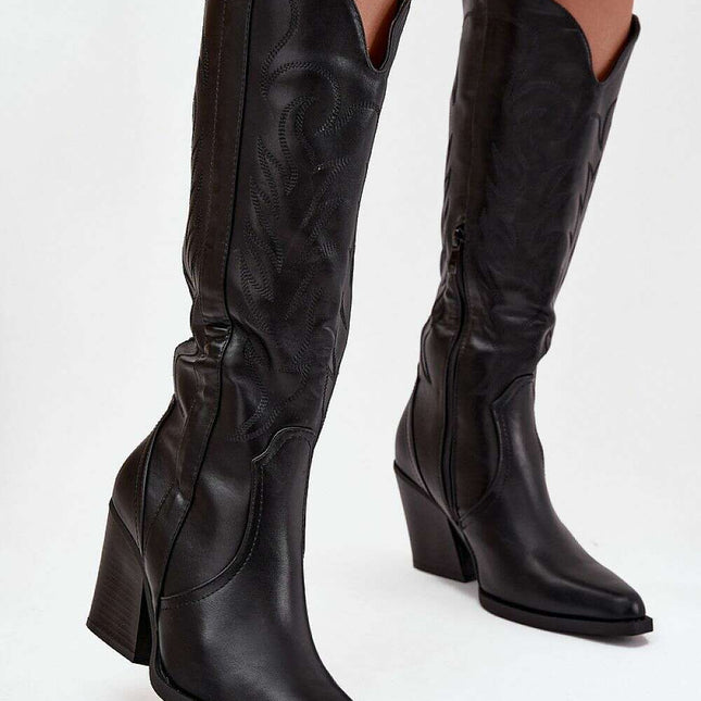Heel boots model 220714