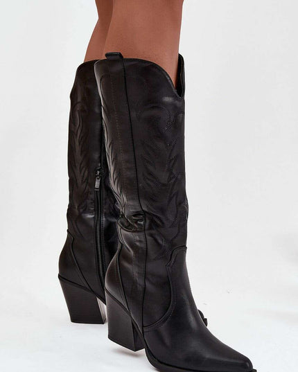 Heel boots model 220714