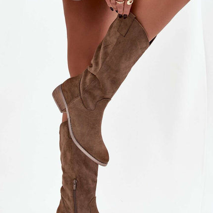Heel boots model 220716