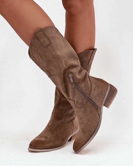 Heel boots model 220716