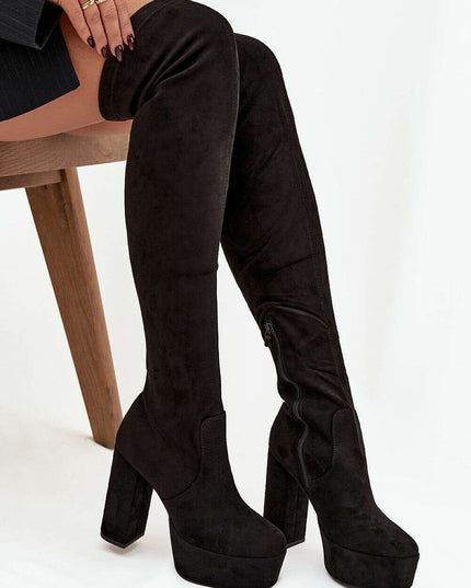 Heel boots model 220717