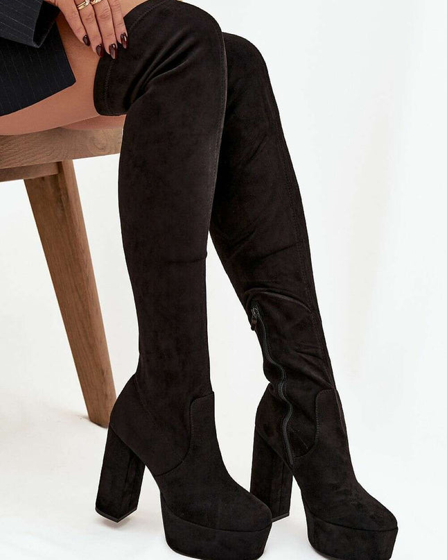 Heel boots model 220717