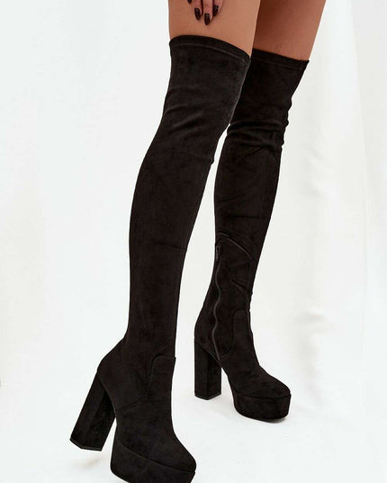 Heel boots model 220717