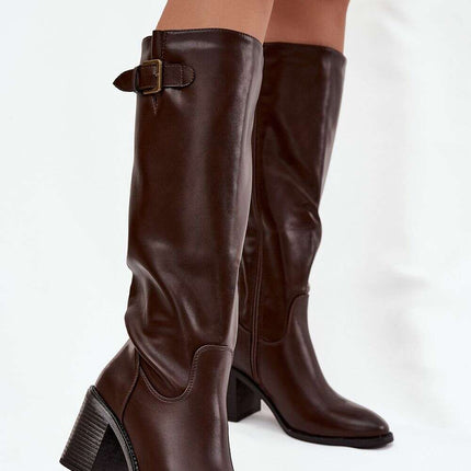 Heel boots model 220721