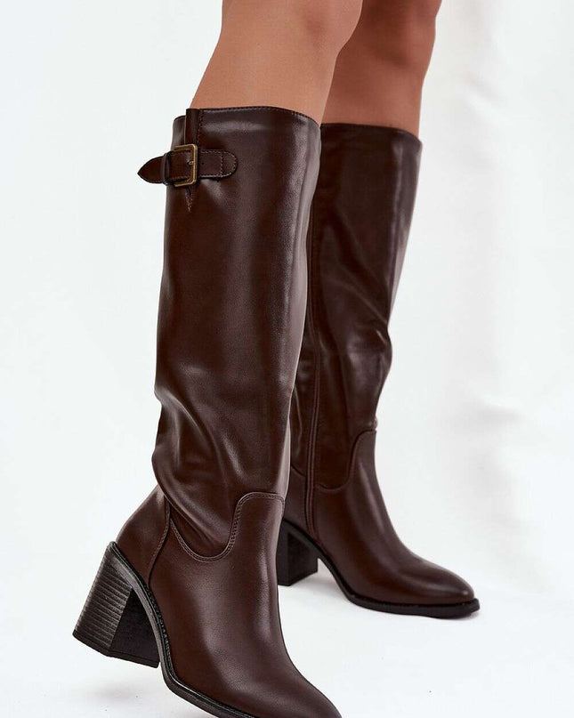 Heel boots model 220721