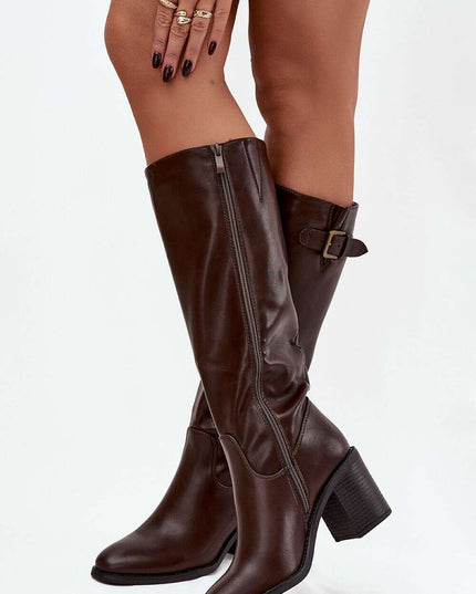 Heel boots model 220721