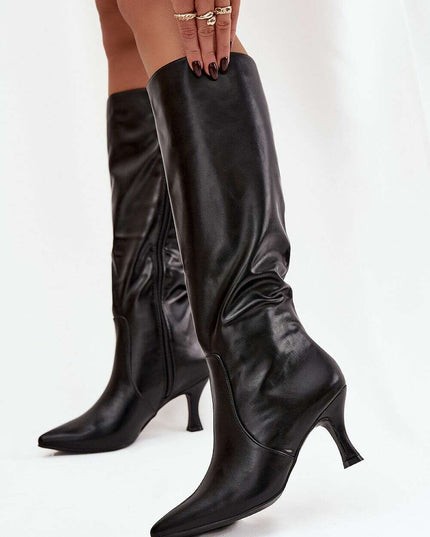 Heel boots model 220724