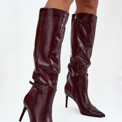 Heel boots model 220725