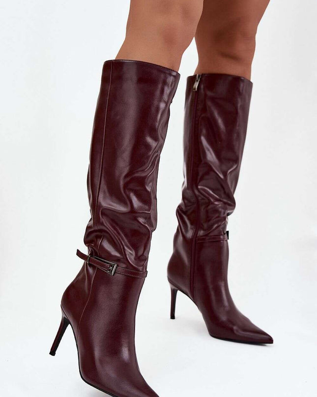 Heel boots model 220725
