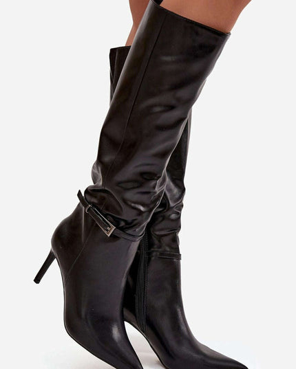 Heel boots model 220725
