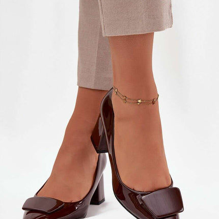 Eco Leather Block Heel Pumps – Pointed Toe, Elegant Comfort