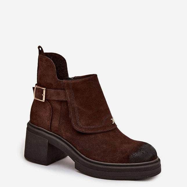 Heel boots model 220893