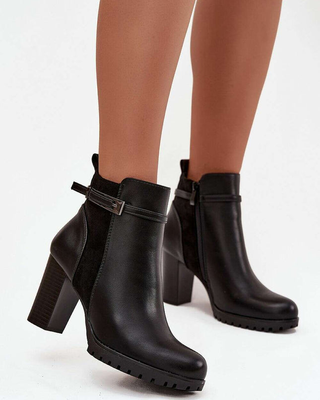 Heel boots model 220894
