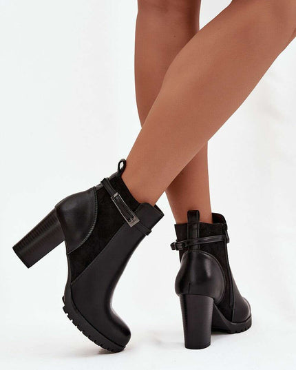 Heel boots model 220894
