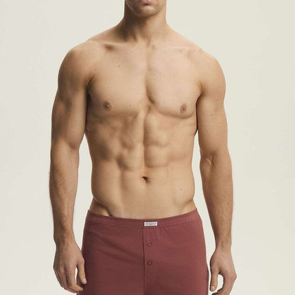 Men's Basic Cotton Boxers – Loose Fit, Breathable Comfort