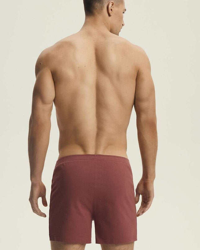 Men's Basic Cotton Boxers – Loose Fit, Breathable Comfort
