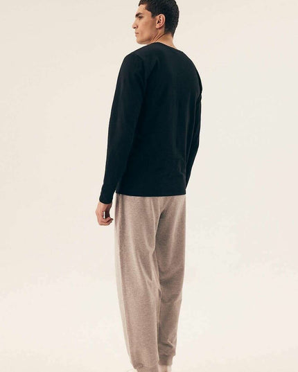 Men's Basic Long Sleeve Undershirt 2-Pack – Soft Cotton Stretch