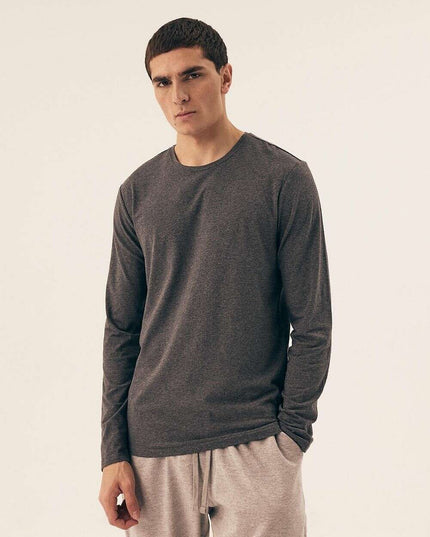 Men's Basic Long Sleeve Undershirt 2-Pack – Cotton Stretch Comfort