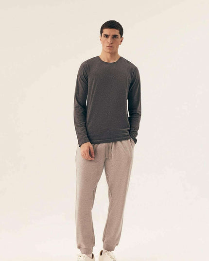 Men's Basic Long Sleeve Undershirt 2-Pack – Cotton Stretch Comfort