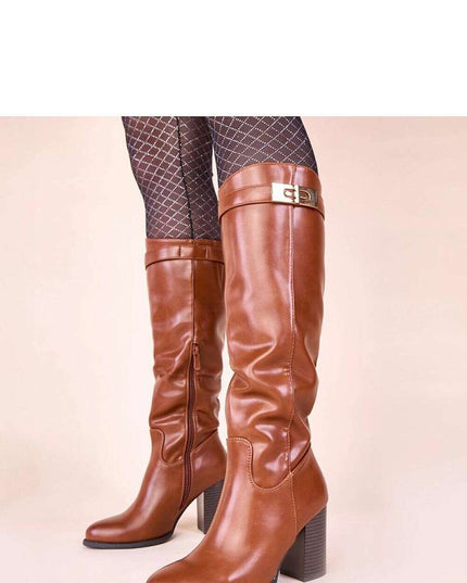 Heel boots model 221035