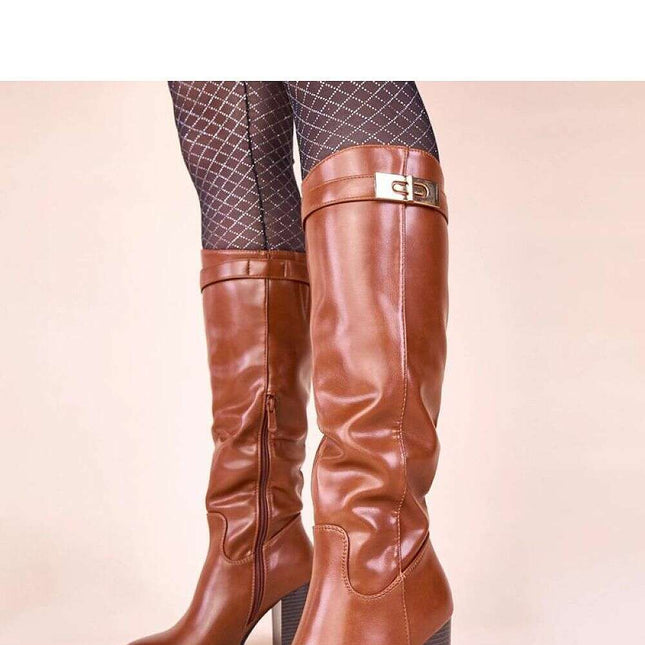 Heel boots model 221035