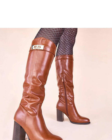 Heel boots model 221035