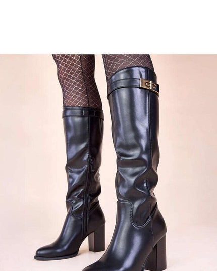 Heel boots model 221035
