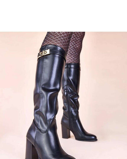 Heel boots model 221035