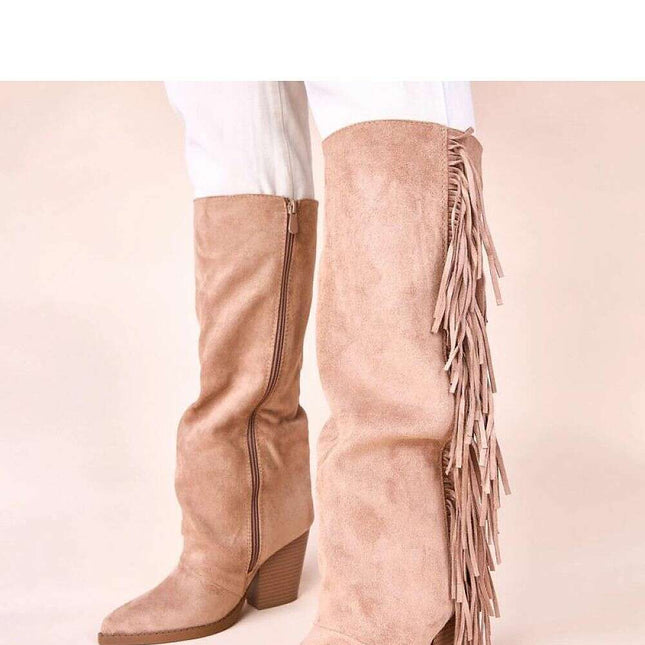 Heel boots model 221045