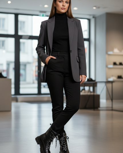 Women's Snow Boots – Fur Lined, Frost & Wind Resistant, Eco Leather