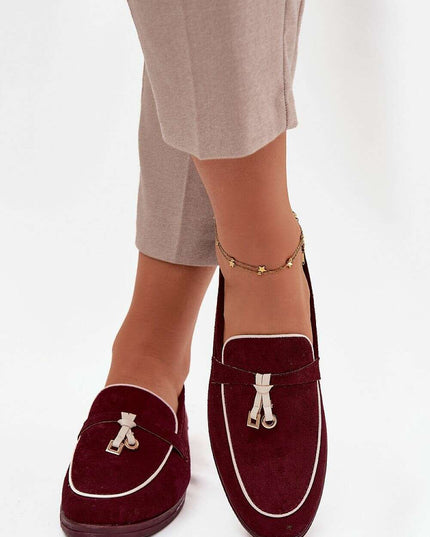 Eco Suede Women’s Moccasin Loafers – Decorative Front, All-Day Comfort