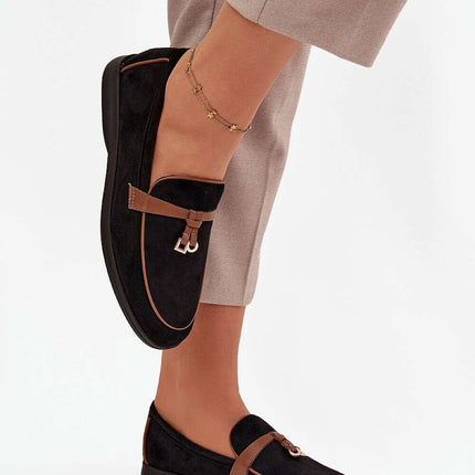 Eco Suede Women’s Moccasin Loafers – Decorative Front, All-Day Comfort