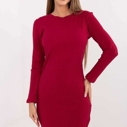 Ribbed Cotton Mini Pencil Dress – Stretch Comfort & Modern Versatility
