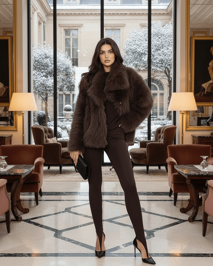 High Waist Stretch Leggings – Modern Tapered Fit, Toe-Hole Hem