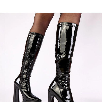 Heel boots model 221355