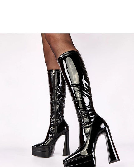 Heel boots model 221355