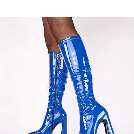 Heel boots model 221355