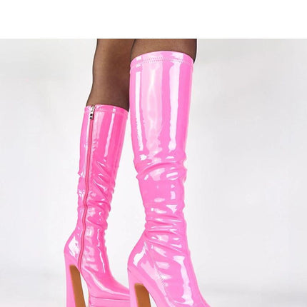 Heel boots model 221355