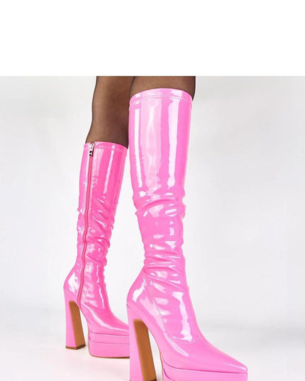 Heel boots model 221355