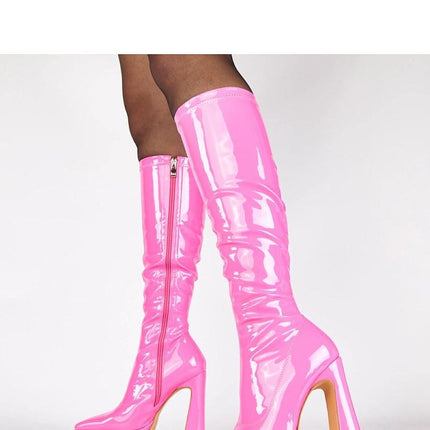 Heel boots model 221355