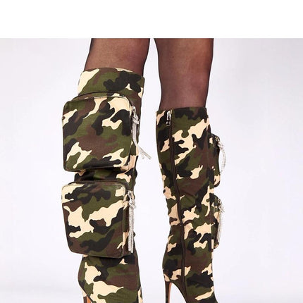 Heel boots model 221361