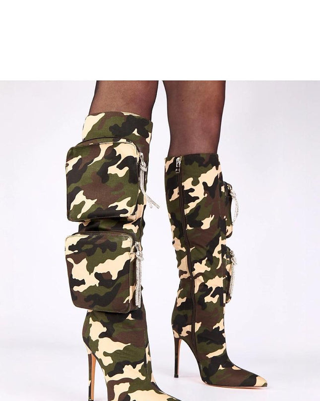 Heel boots model 221361