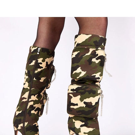 Heel boots model 221361