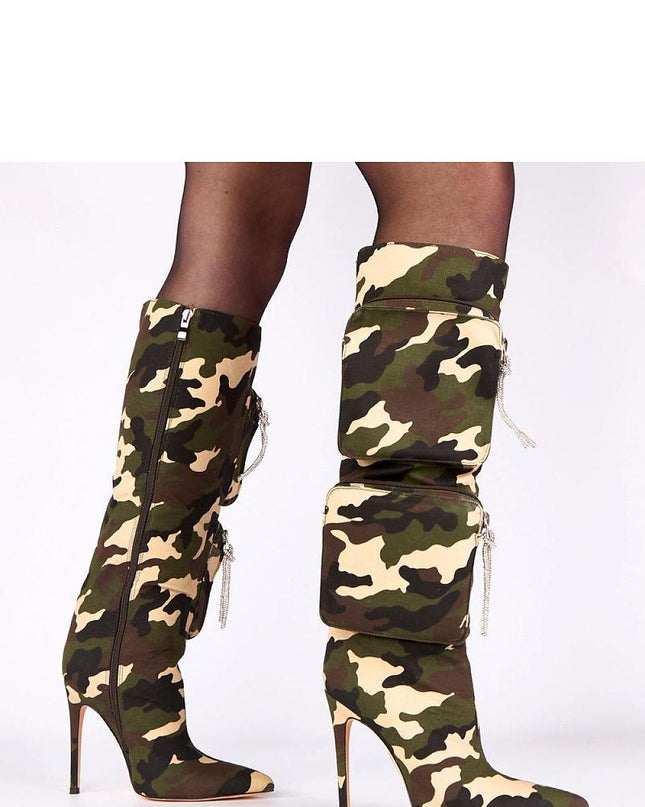 Heel boots model 221361