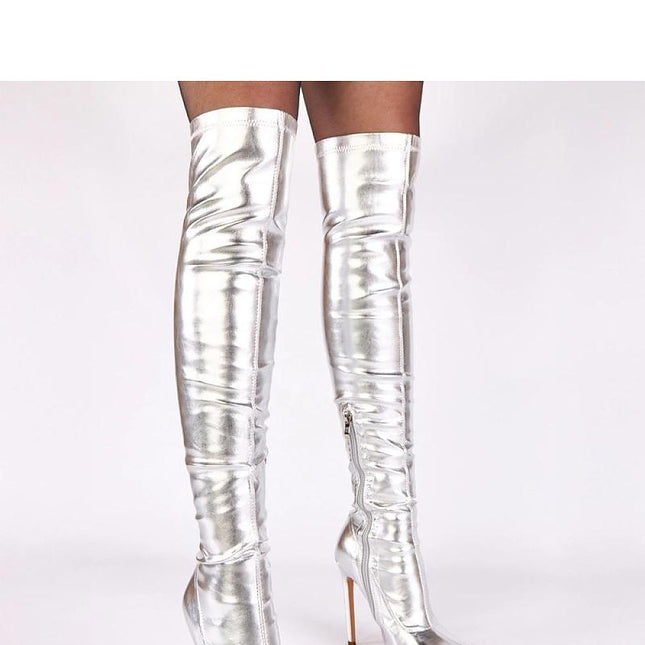 Heel boots model 221363